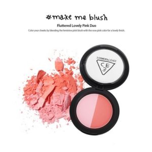 [3CE] Duo Color Face Blush Make Me Blush (Fluttered Lovely Pink Duo) 10g