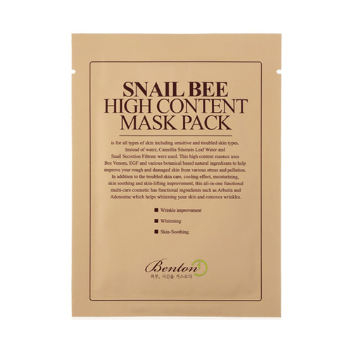 [Benton] Snail Bee High Content Mask Pack