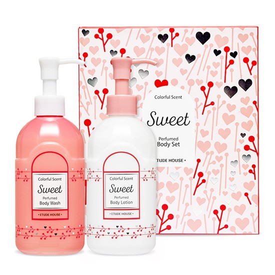 ETUDE HOUSE BODY CLEANSER COLORFUL SCENT PERFUMED BODY SET(SWEET)