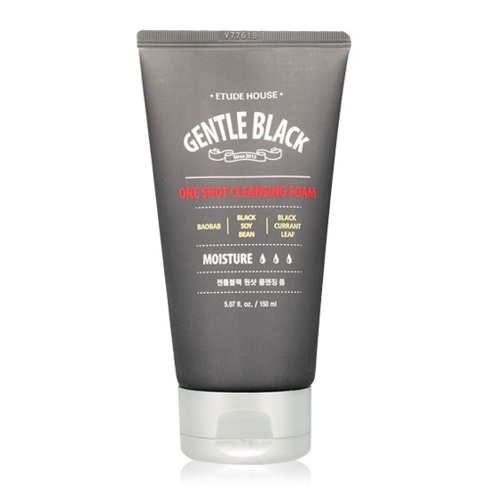 ETUDE HOUSE HOMME-FOR MEN GENTLE BLACK ONE SHOT CLEANSING 150ML
