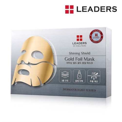 [Leaders] Ex Solution Soothing Shield Gold Foil Mask