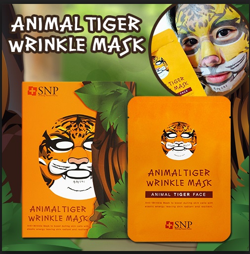 [SNP] Animal Tiger Wrinkle Mask