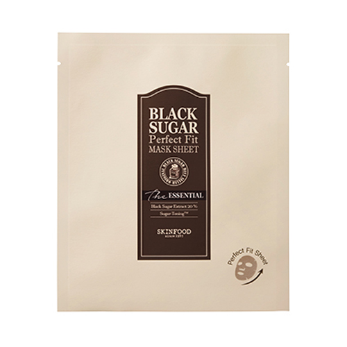 [Skinfood] Black Sugar Perfect Fit Mask Sheet The Essential 1ea