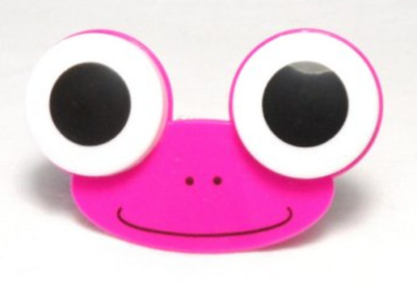 Big Eyes Animal Zoo Pink Frog Contact Lens Case